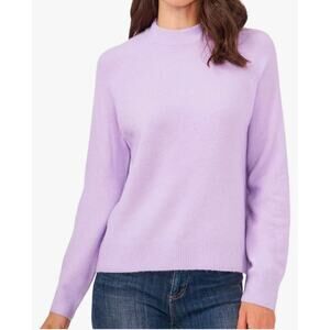 Vince Camuto Women´s Marshmello Cottage Pastel Lilac Mock Neck sweater size XL